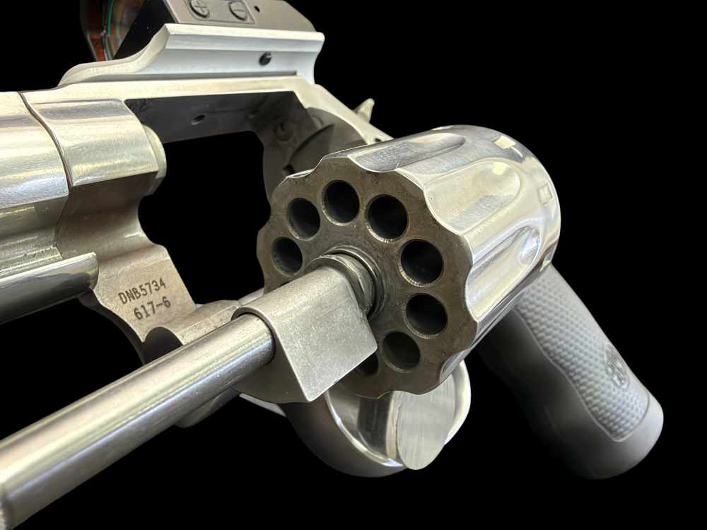 SMITH & WESSON 617-6 .22LR 10-SHOT REVOLVER W/HOLOSUN 407C STAINLESS 6” -img-12