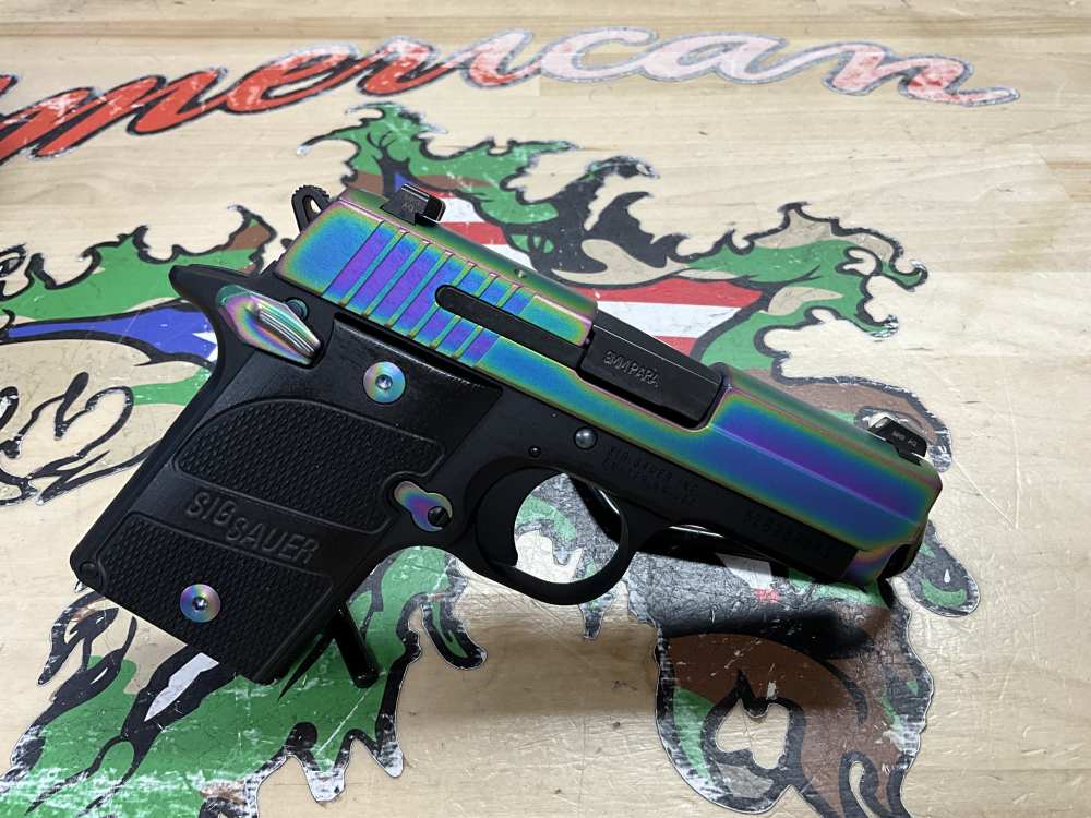Sig Sauer P938 Edge Ambi Rainbow 9MM 10% Layaway Available-img-3