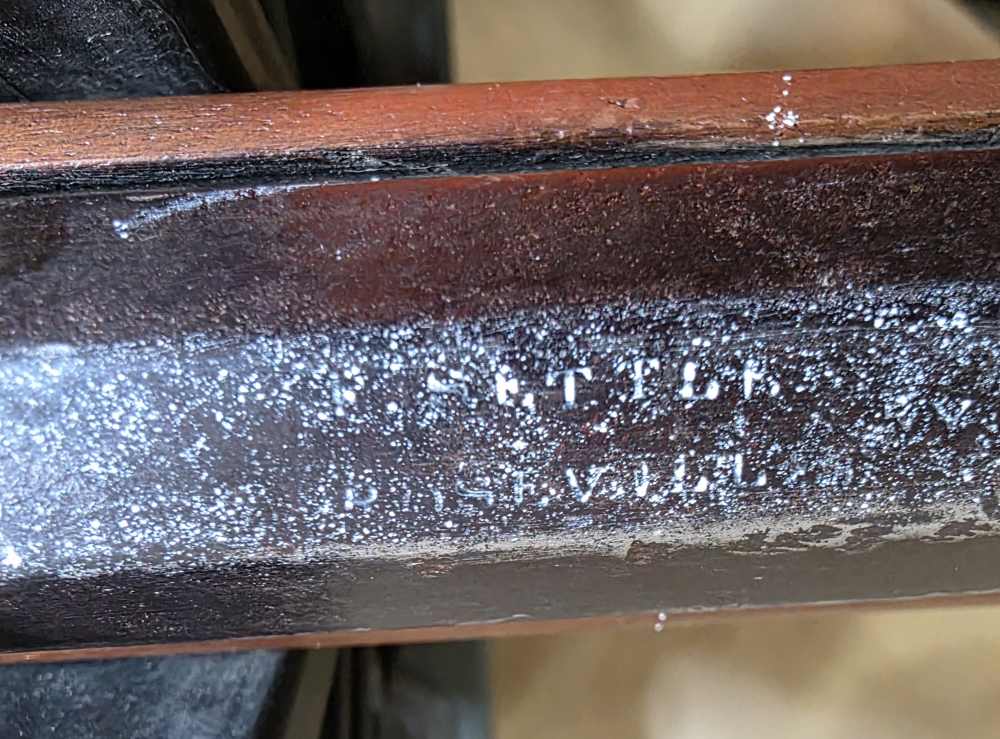 ULTRA RARE! Settle Kentucky Rifle Signed W.F. Settle Hiseville KY 1854 -img-21