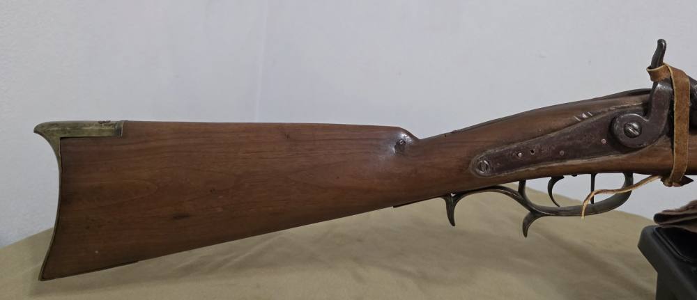 ULTRA RARE! Settle Kentucky Rifle Signed W.F. Settle Hiseville KY 1854 -img-1