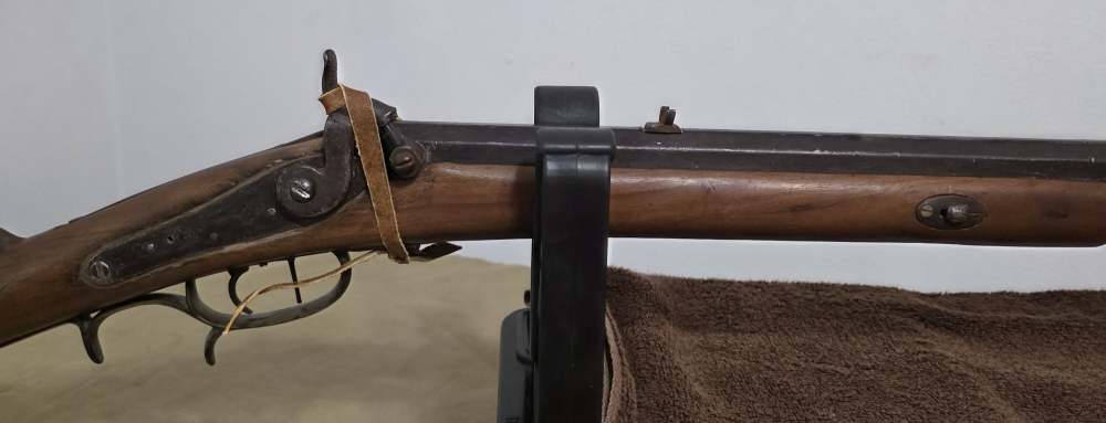 ULTRA RARE! Settle Kentucky Rifle Signed W.F. Settle Hiseville KY 1854 -img-2