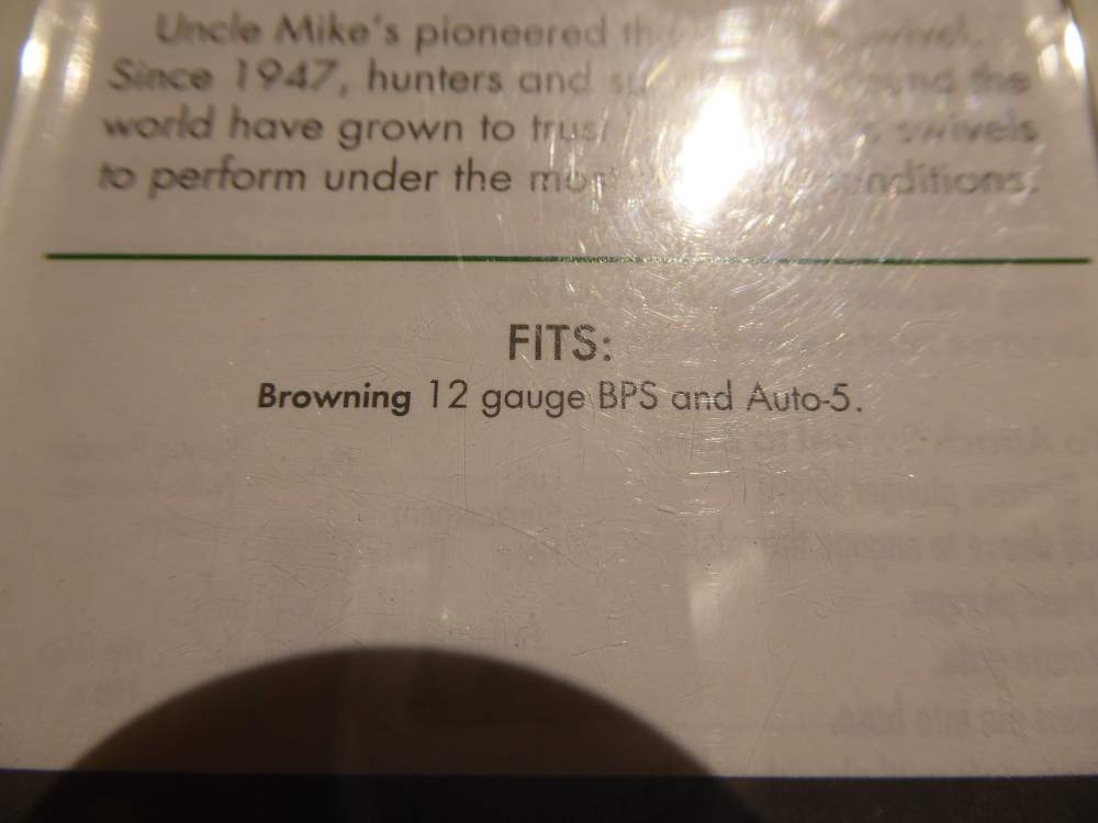 UNCLE MIKES BROWNING SLING QD (Quick Detachable) Super Swivels - 1 Inch Sl.-img-2