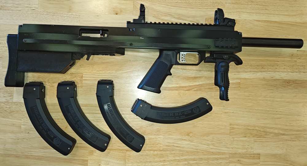 J. Bunting Machine equipped Ruger 10/22 JBM-22 bull-pup stock-img-11
