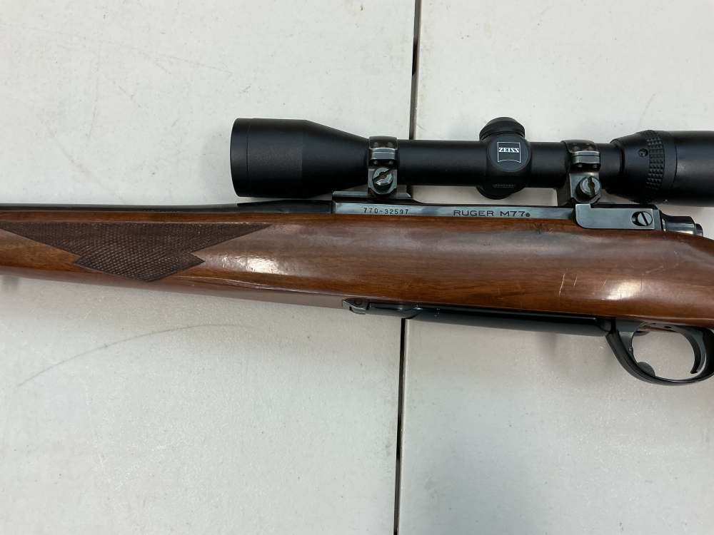 RUGER M77 .257 ROBERTS BOLT ACTION RIFLE w/ ZEISS 3-9x36 SCOPE-img-12