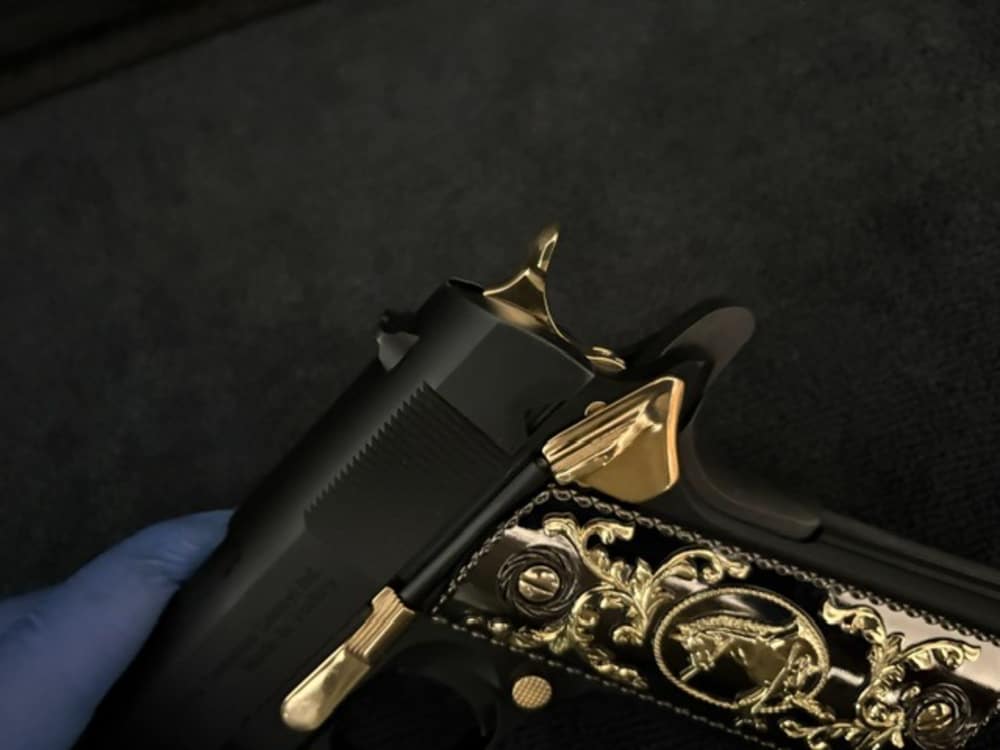 Century Arms Centurion 11 1911 45ACP Gold plated .01 Start Penny Auction NR-img-6