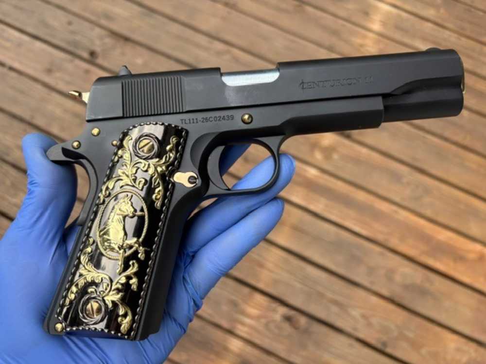 Century Arms Centurion 11 1911 45ACP Gold plated .01 Start Penny Auction NR-img-8