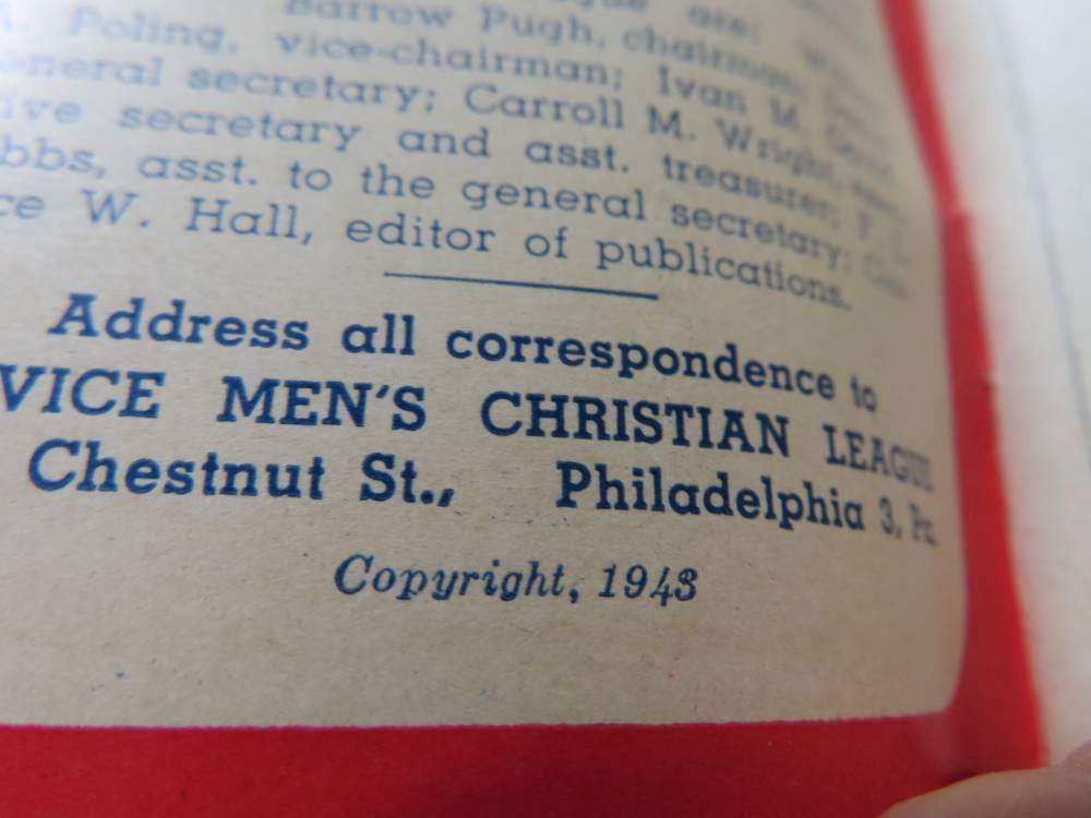4-BOOKLET PACK OF WWII USGI RELIGIOUS MANUALS PUT OUT BY THE YMCA/SALVATION-img-8