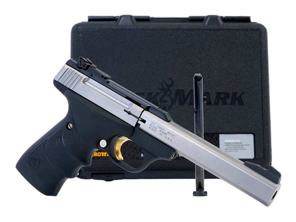 Browning Buck Mark Standard Stainless URX .22 LR 5.5" Slab Side Pistol 10rd-img-15