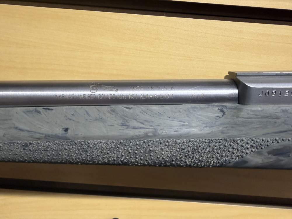 AMT 22/25 22LR Green Mountain Stainless Threaded Bull Barrel & Hogue Stock-img-6