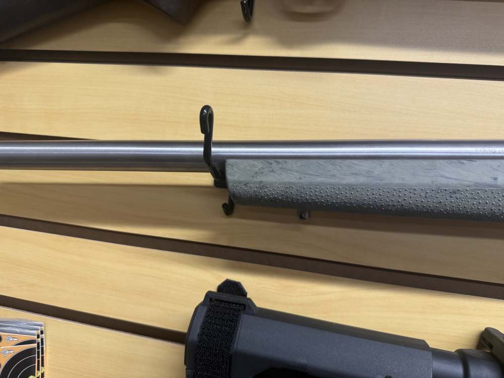 AMT 22/25 22LR Green Mountain Stainless Threaded Bull Barrel & Hogue Stock-img-3