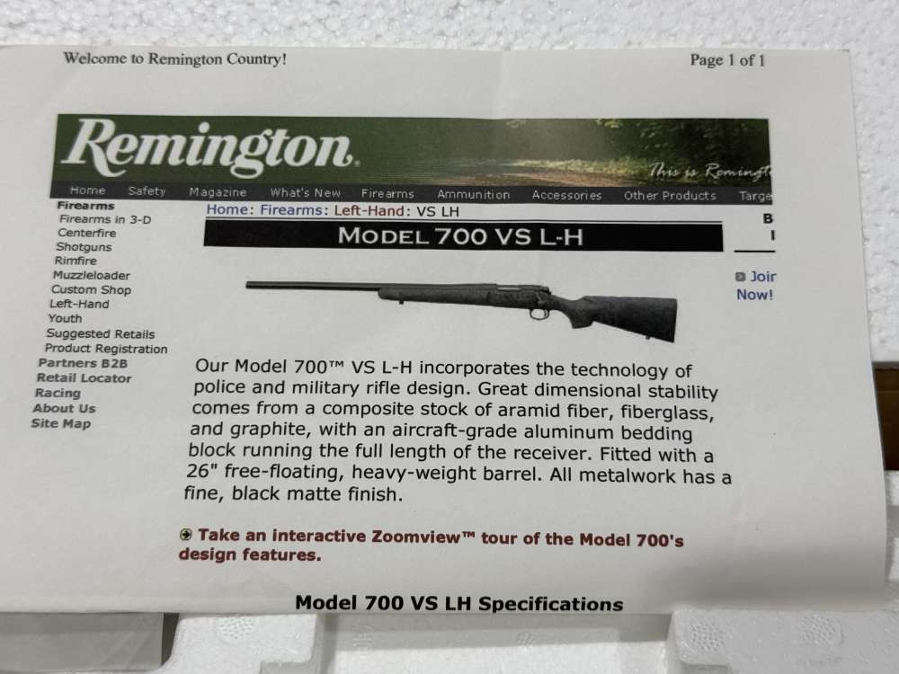 REMINGTON 700 VARMINT RIFLE .308 CAL SYNTHETIC STOCK 26-IN YEAR2002 (LW-5)-img-3