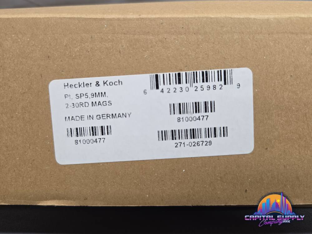 Heckler & Koch SP5 pistol 9mm 8.86" pre-owned as new with box, 2 mags-img-21
