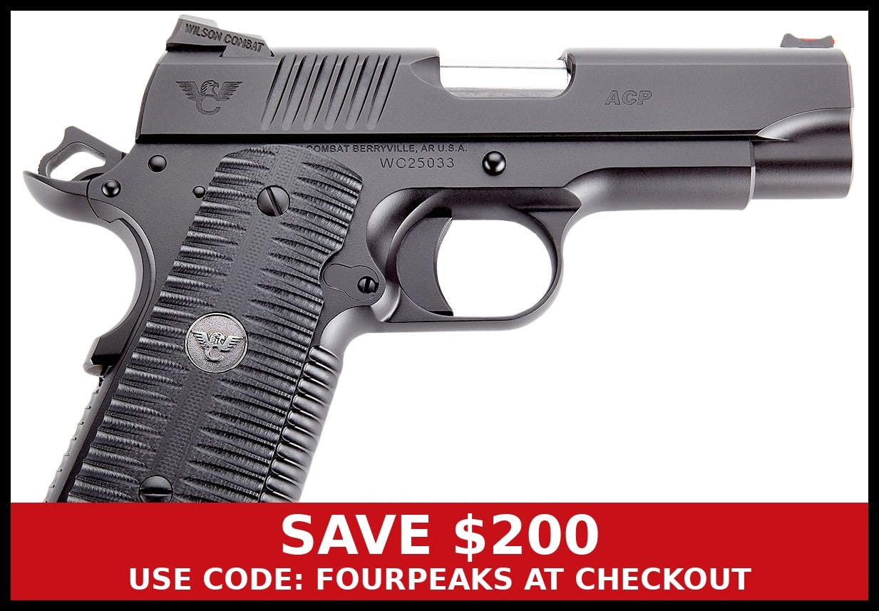 Wilson Combat ACP Compact 9mm Luger 4 Black Armor-Tuff-img-0