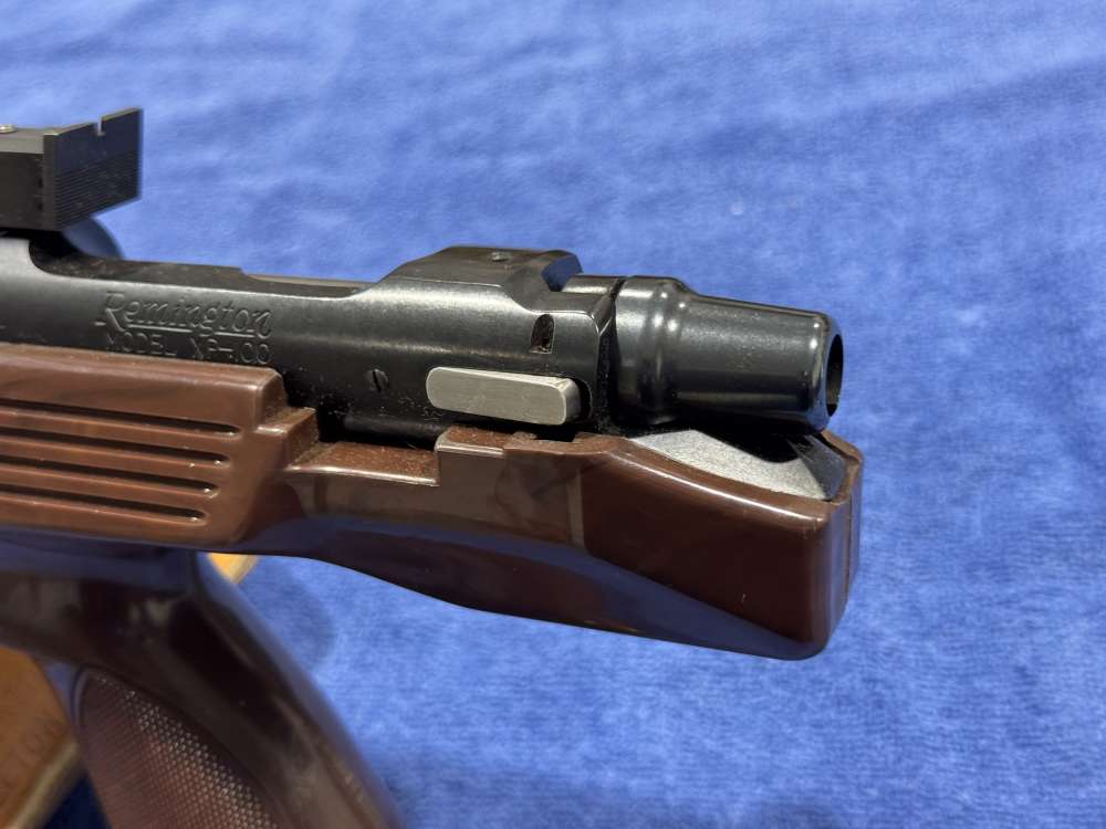 REMINGTON XP-100 BENCH REST PISTOL IN 7MM BR CAL 14-IN GREAT COND (J-30)-img-11
