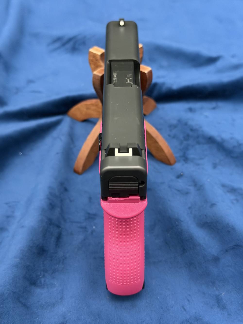 Glock 43 G43 9mm Raspberry Pink Cerakote Crimson Trace Laser 2 Mags Layaway-img-9