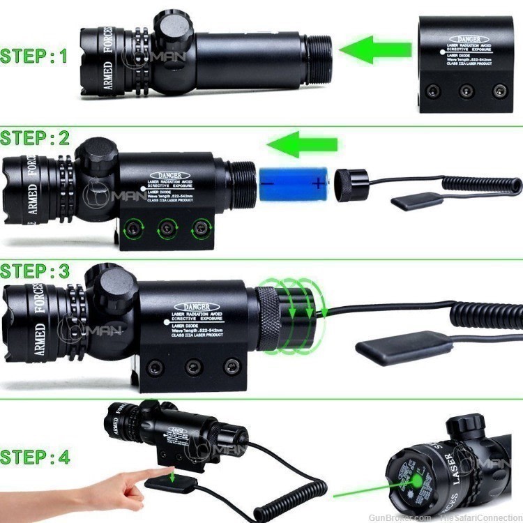GunToolz brand 750 Nm GREEN Laser-high quality! low$$$-img-1