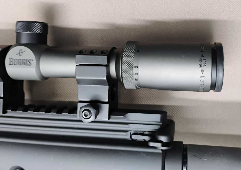 Early NIB DPMS Panther LR308, 24 Stainless Target, Burris FF2 4.5-14 x 42 -img-8