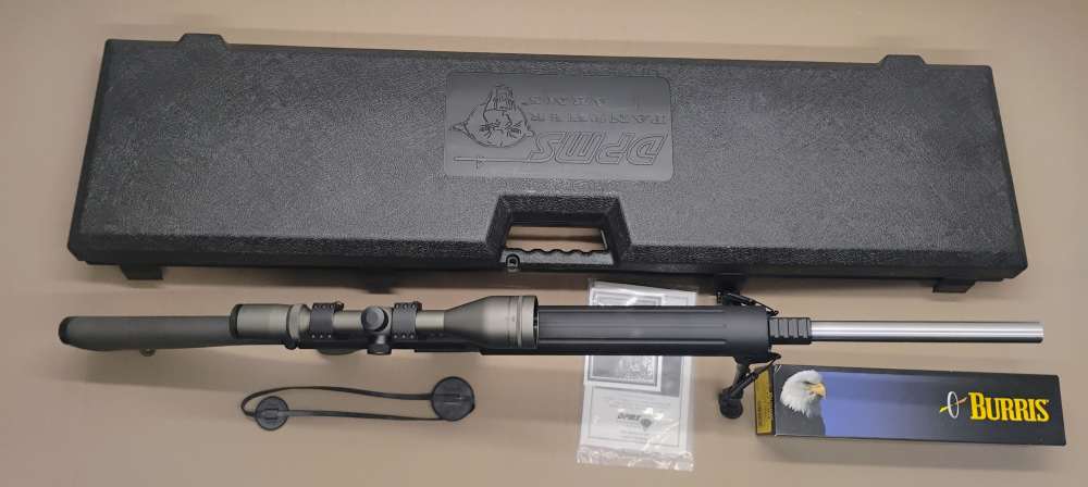 Early NIB DPMS Panther LR308, 24 Stainless Target, Burris FF2 4.5-14 x 42 -img-5