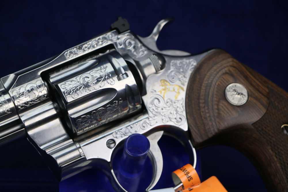 Colt Python Revolver PYTHONSP6WTSSEGG, 357 Mag, 6", Engraved, 6 Rd, NIB-img-5