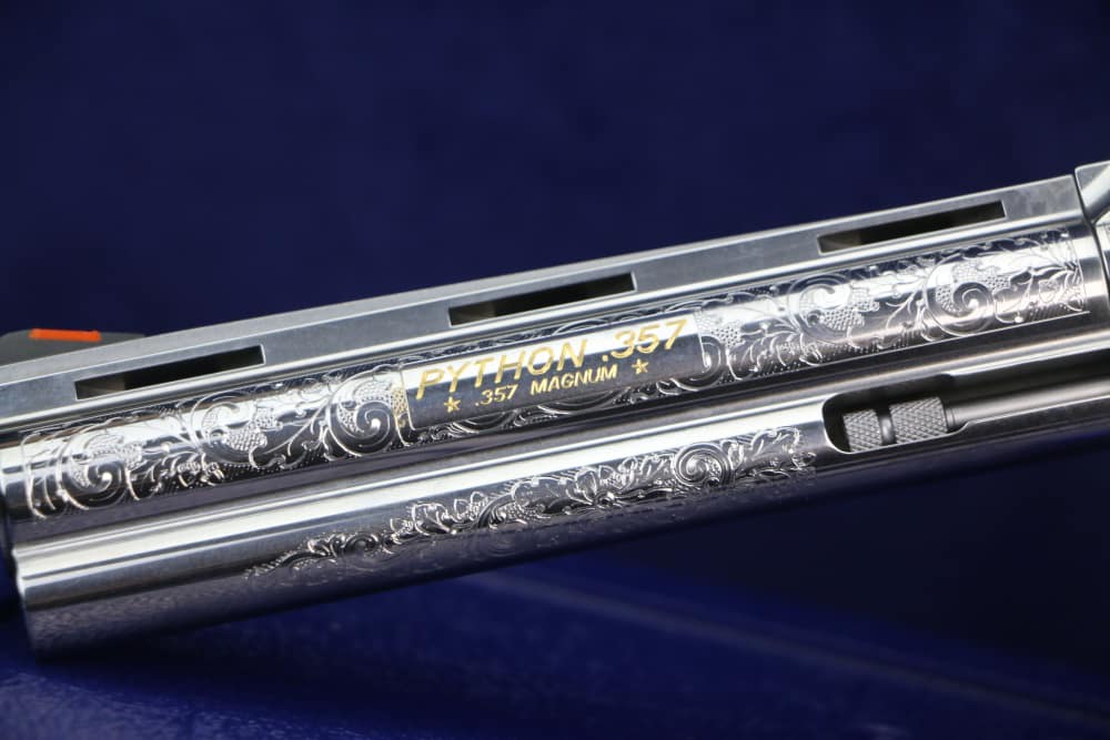 Colt Python Revolver PYTHONSP6WTSSEGG, 357 Mag, 6", Engraved, 6 Rd, NIB-img-3