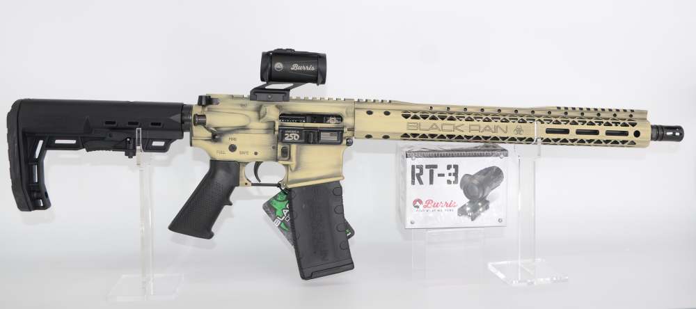 Black Rain Ordnance 16” SPEC15 Rifle 300 Blk Light Sand Battleworn w/Burris-img-2