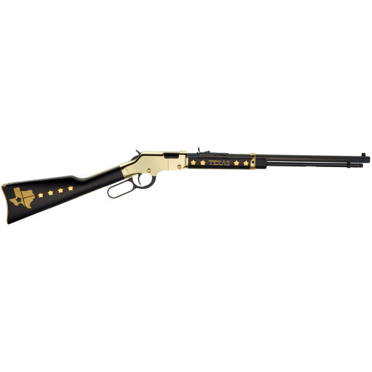 H004TX Henry Repeating Arms Golden Boy Texas Tribute 22 LR 20.0" Brasslite-img-0