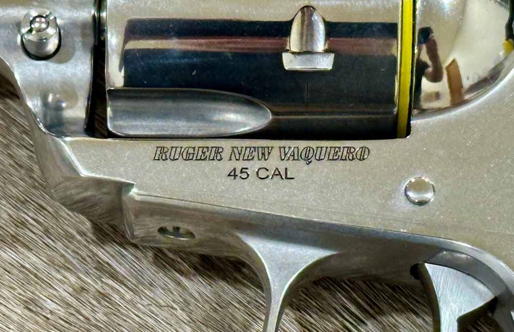 CONSECUTIVE SERIAL NUMBER PAIR OF RUGER VAQUERO STAINLESS 45 COLT 4.62"-img-14
