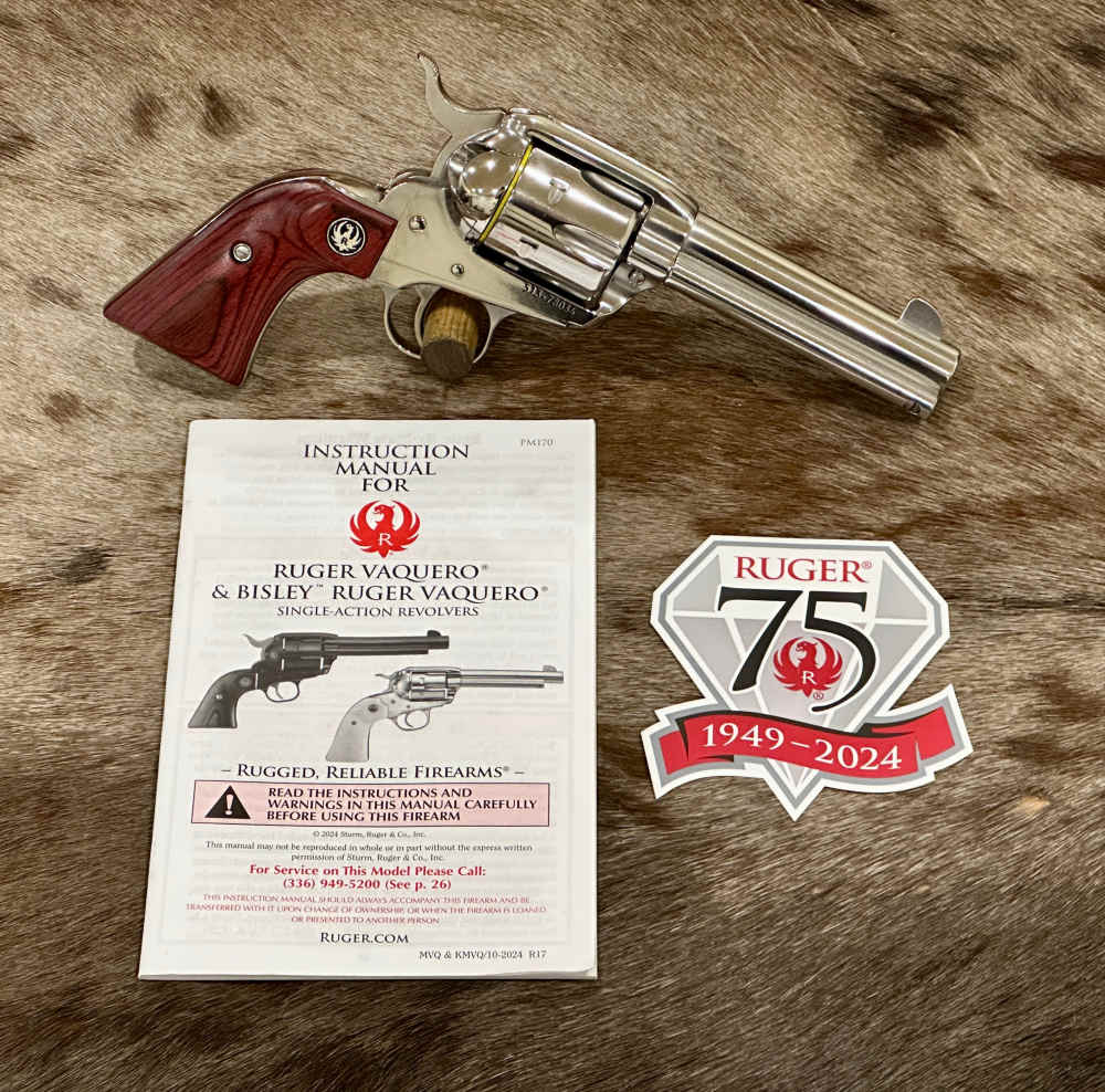 CONSECUTIVE SERIAL NUMBER PAIR OF RUGER VAQUERO STAINLESS 45 COLT 4.62"-img-22