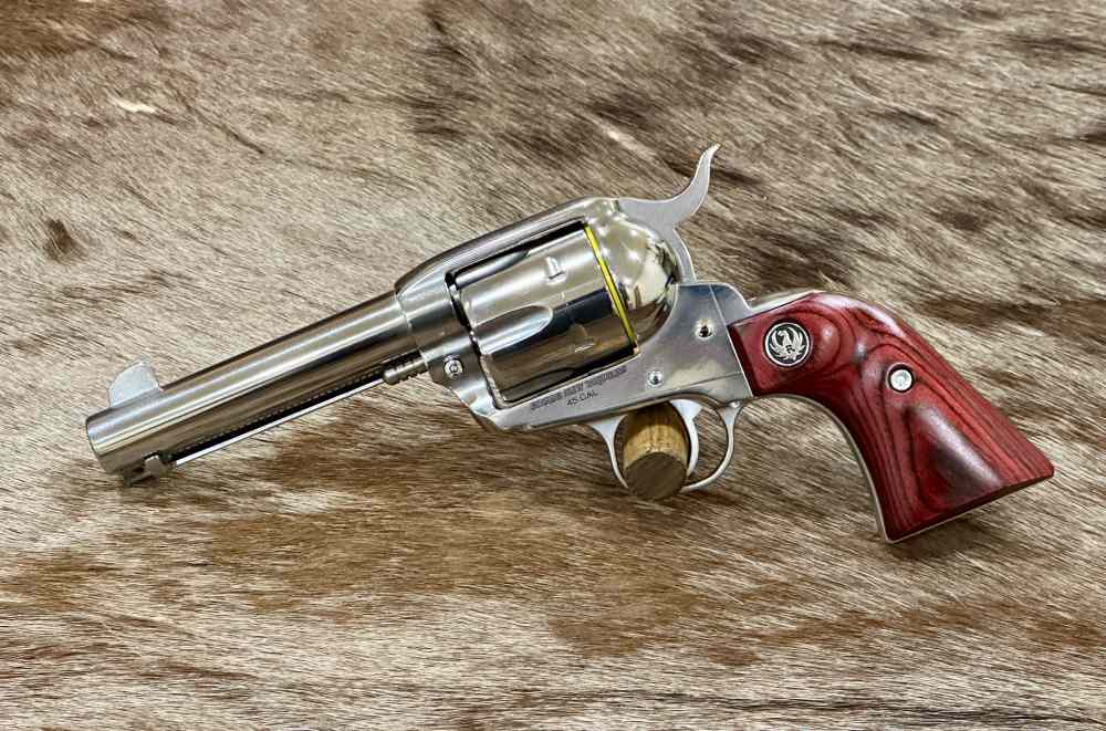 CONSECUTIVE SERIAL NUMBER PAIR OF RUGER VAQUERO STAINLESS 45 COLT 4.62"-img-9