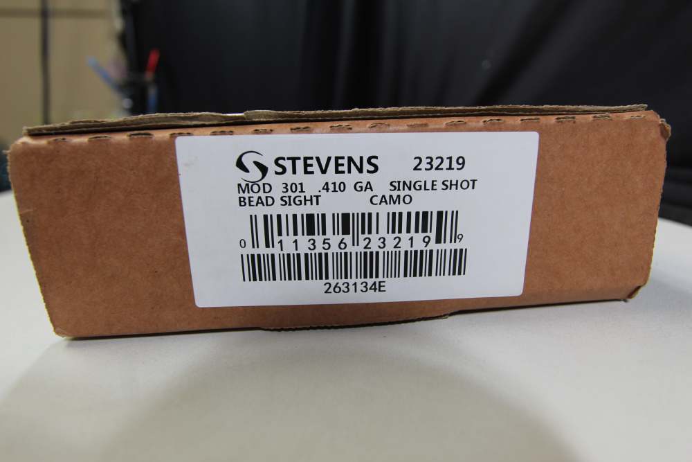 NIB STEVENS 301 .410 GA SINGLE SHOT SHOTGUN 26IN 3IN 23219 1X30 RED DOT-img-2