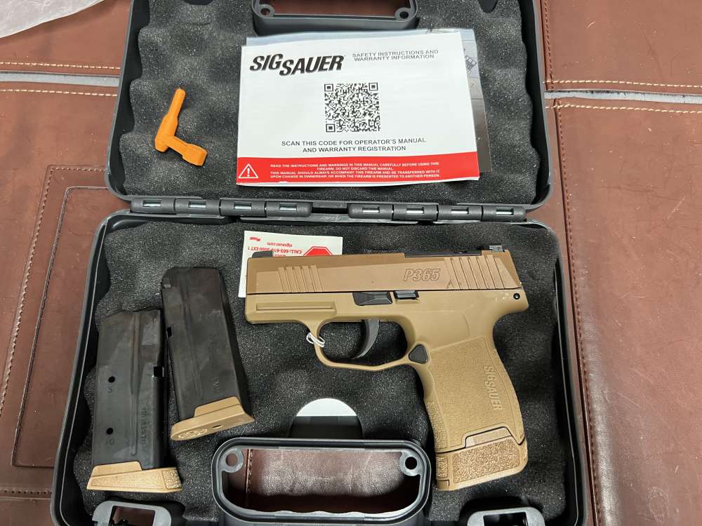 SIG SAUER P365 2A 9mm 3.1" XRay3 Sights 2x10rd/1x12rd Pistol 365-9-CXR3P-2A-img-3
