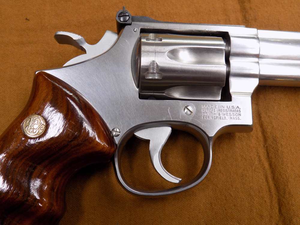 S&W 617 NO DASH .22LR Revolver, Stainless Steel, 6" BBL & 6 Rnd Cap,-img-7