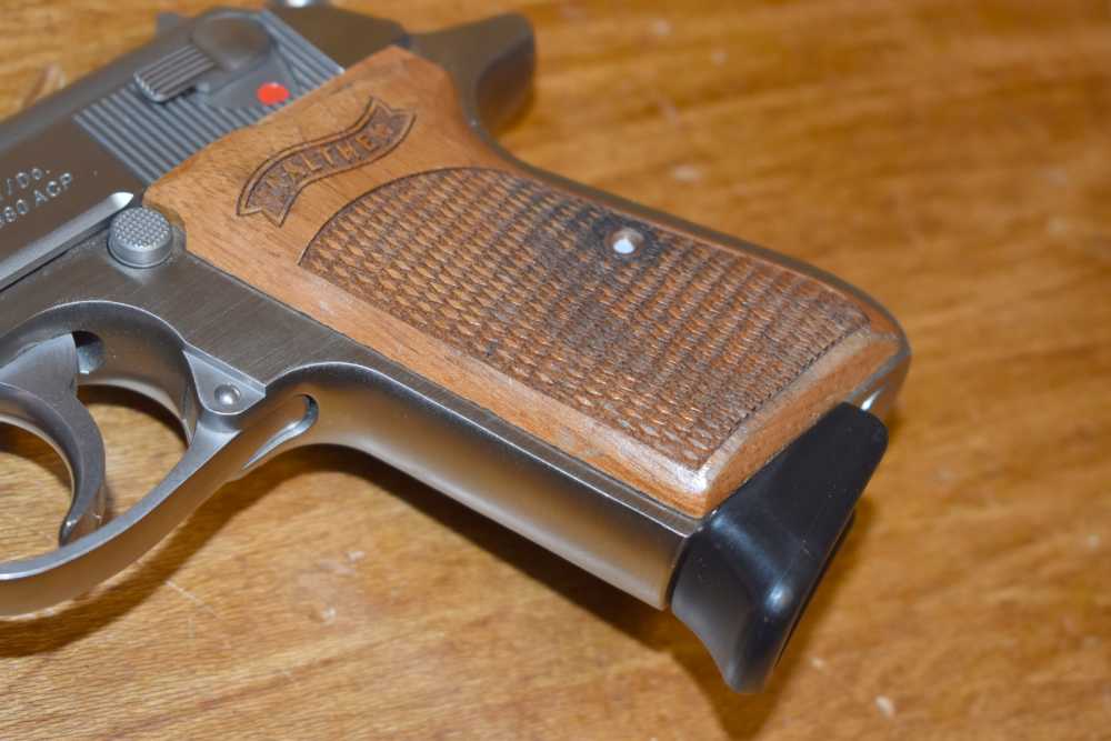 Walther Arms Model PPK/S 3.3" Stainless .380 ACP Wood Grips-img-7