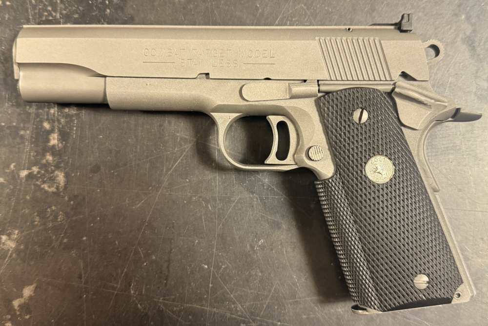 COLT COMBAT TARGET 45ACP (Series 80) STAINLESS-img-0