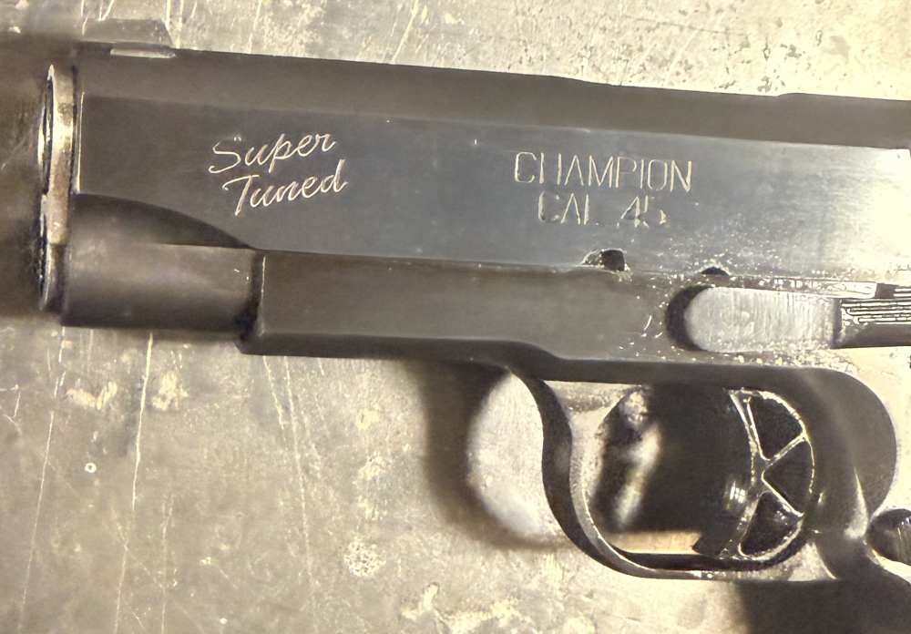 SPRINGFIELD SUPER TUNED CHAMPION 1911 45ACP  (4" Blued)-img-6