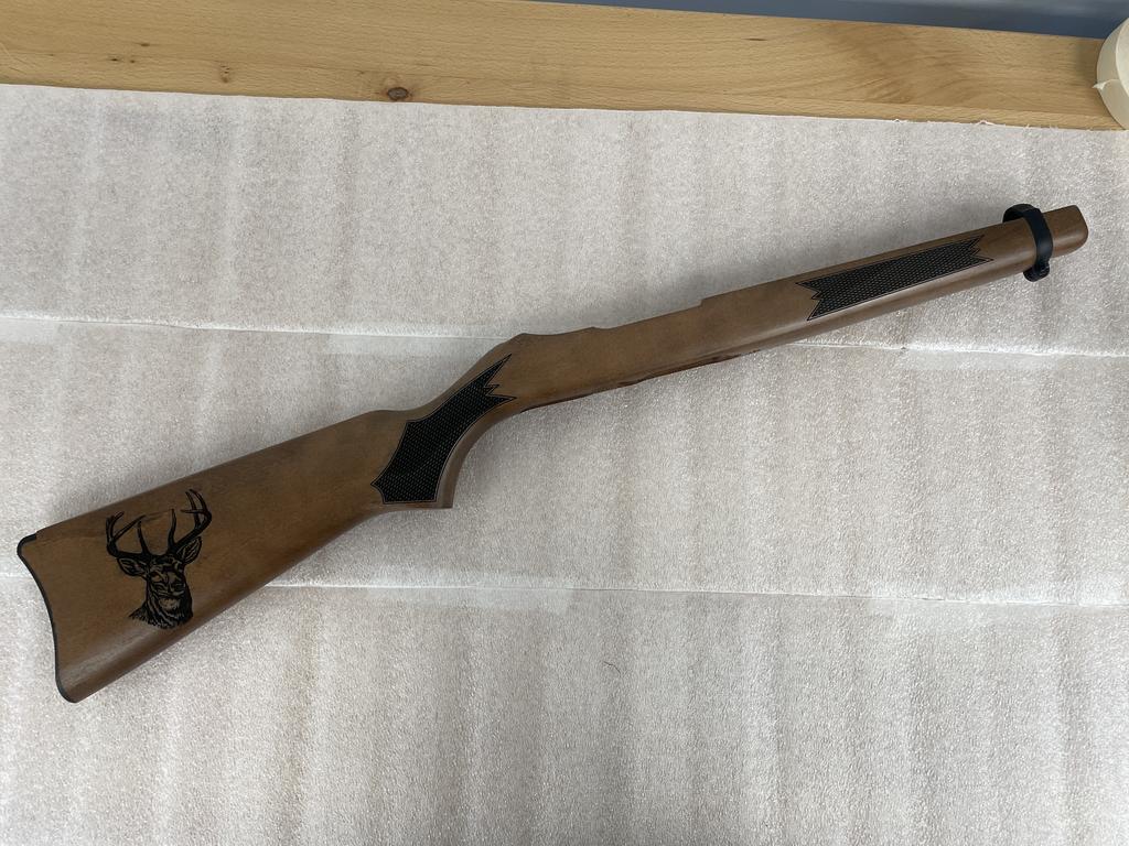 Altamont Wood Grips - Ruger 10-22 Sporter Birch Deer -img-0