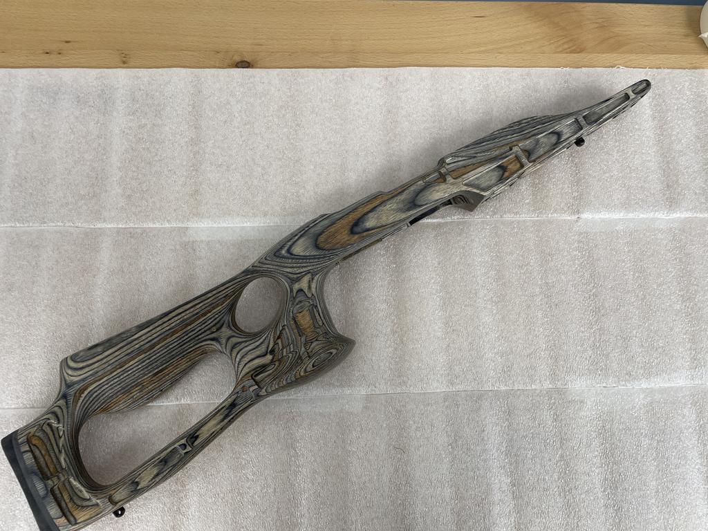 Altamont Wood Grips - Ruger 10-22 Sporter Black Strato Lines -img-0