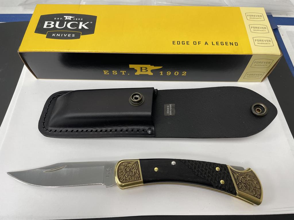 Altamont Wood Grips - Buck 110 Folding Knife The Woodsman -img-1