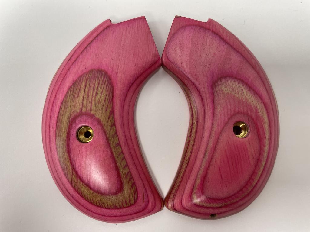 Altamont Wood Grips - Heritage Birds Head Pink Strato Smooth -img-1