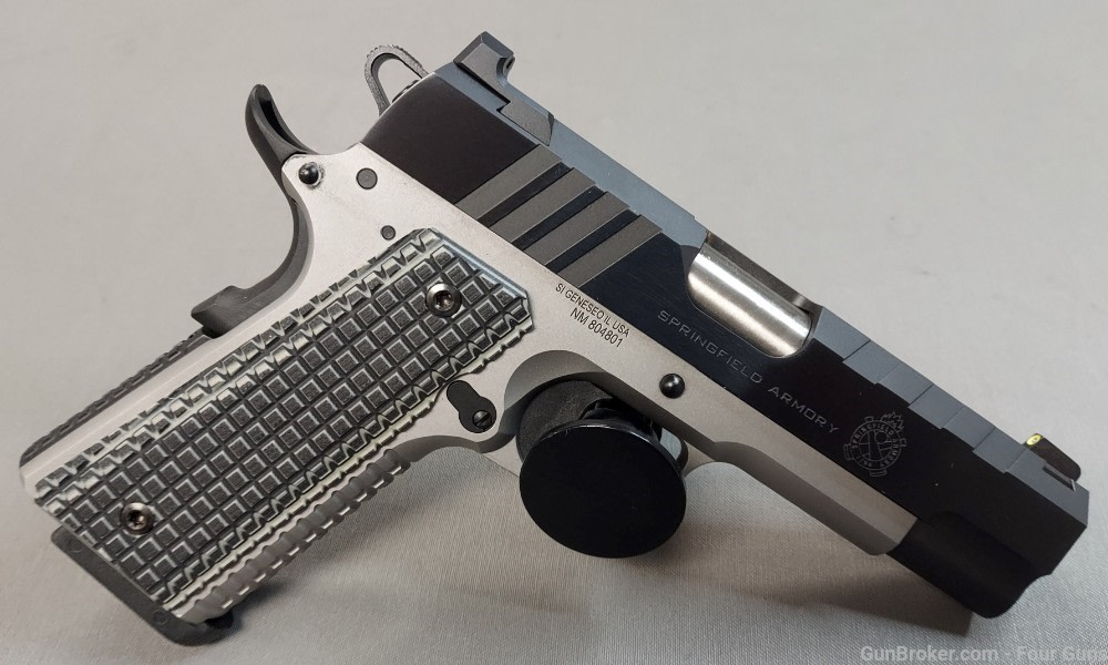 Springfield 1911 Emissary Semi-Auto Pistol 9mm 4.25" Barrel 9 Rounds-img-1