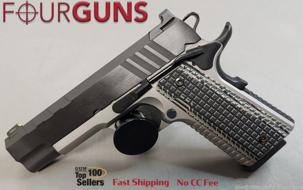 Springfield 1911 Emissary Semi-Auto Pistol 9mm 4.25" Barrel 9 Rounds-img-0