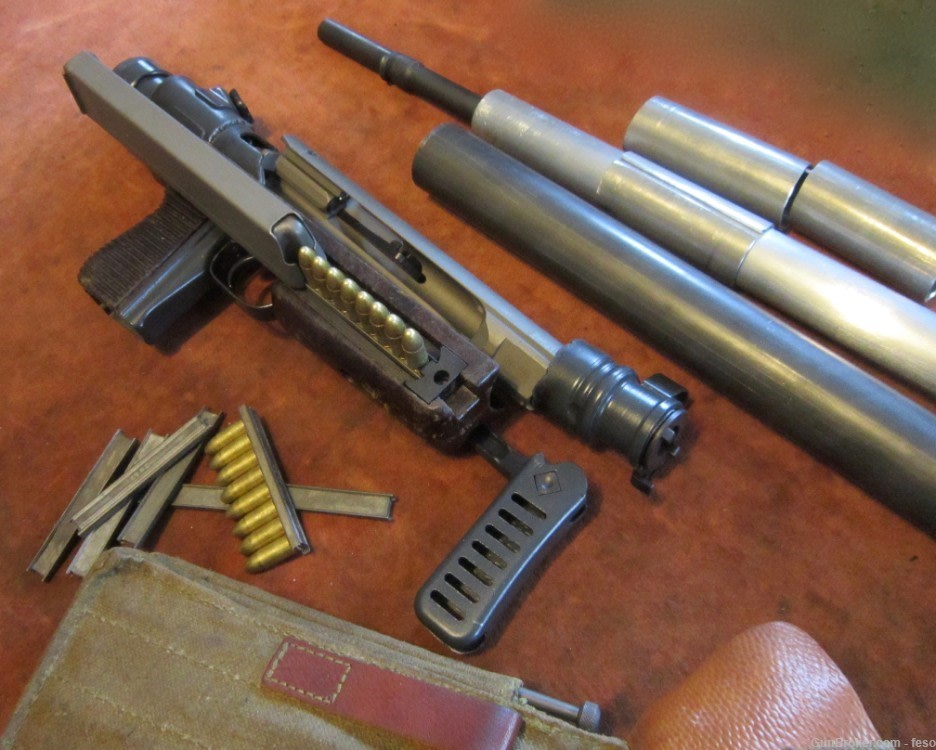 CZ-26 parts kit w/new barrel; 7.62x25, repair tube, 5 mags, carrier, sling+-img-28