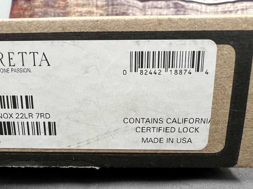 Beretta 21 Bobcat Inox 22lr Semi Auto 2.5" bbl Stainless J212500 NIB-img-8