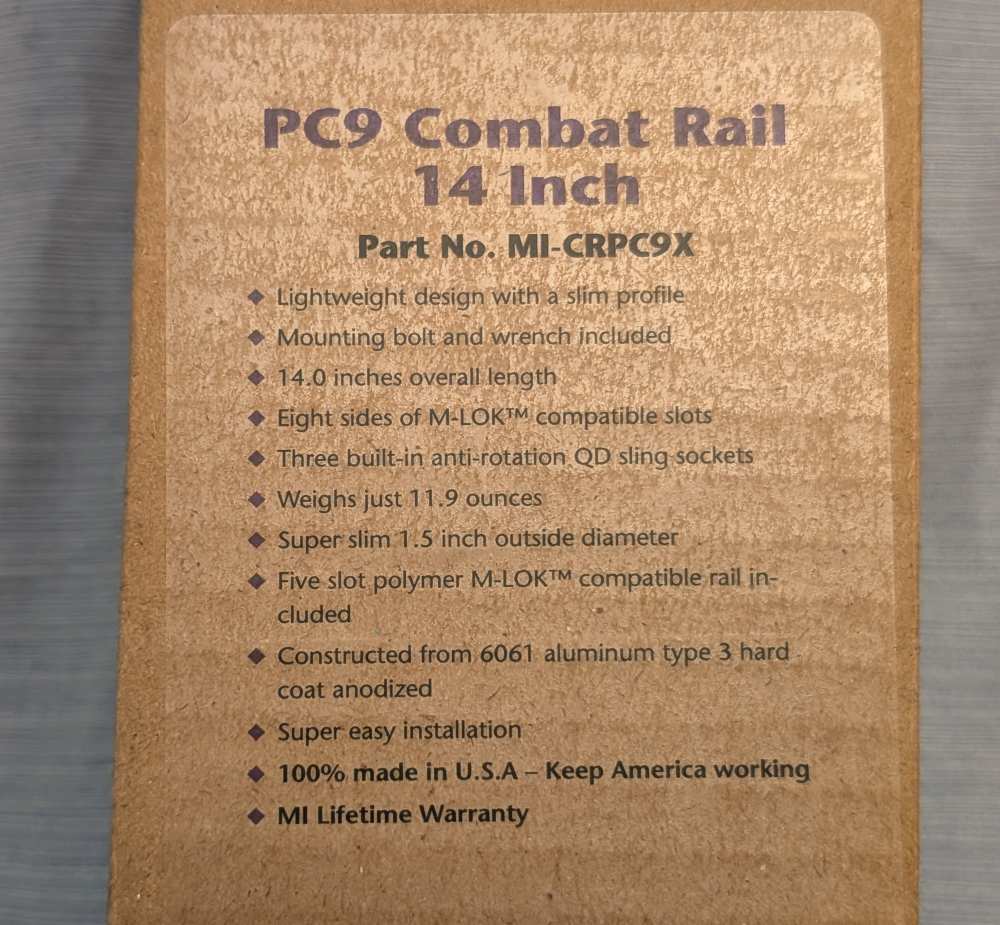 Midwest Industries PC9 Combat Rail 14" M-LOK – Ruger PC Carbine 9mm – LNIB-img-25