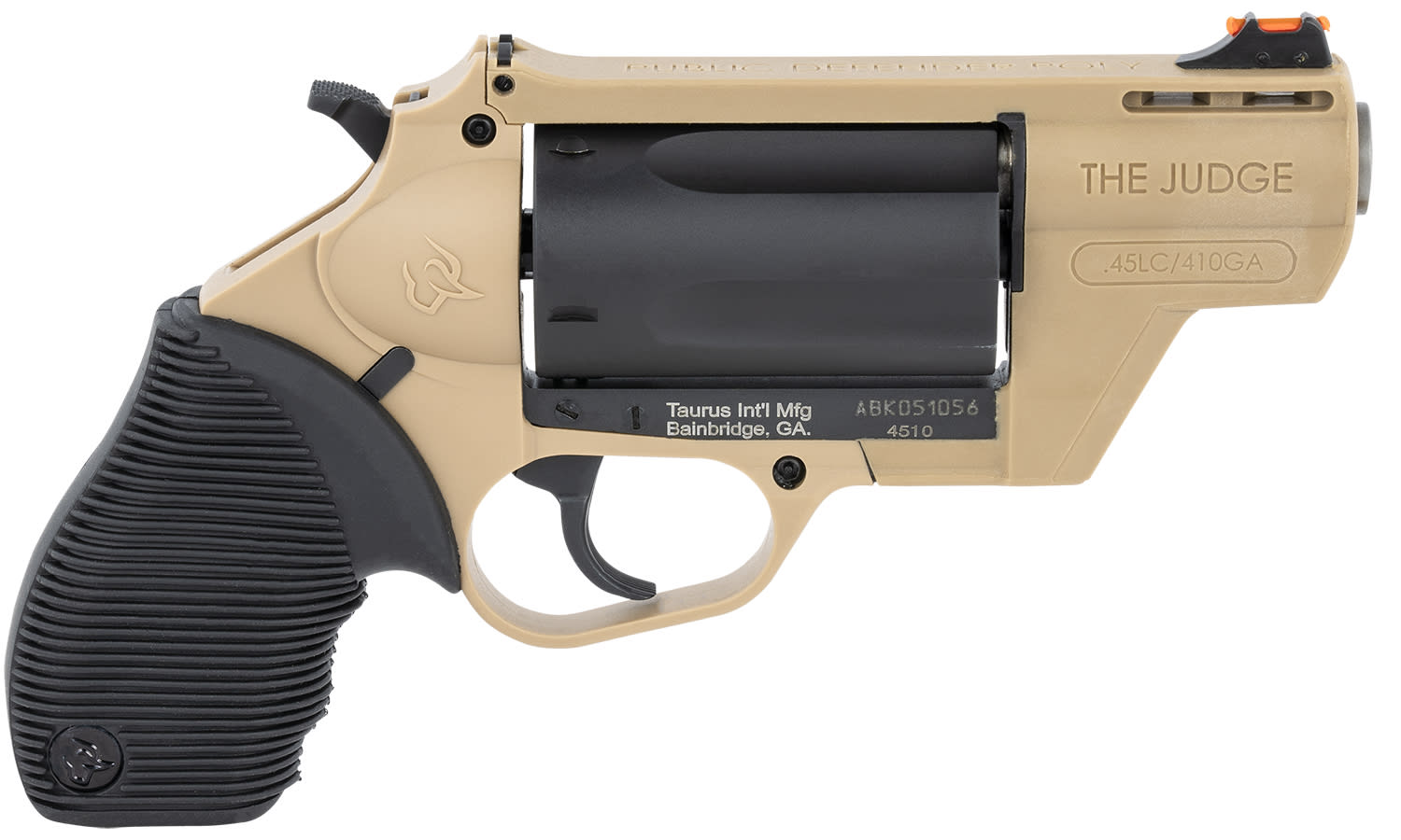 Taurus Judge Public Defender 45 Colt Revolver 2.5 FDE 2441021FDE-img-0