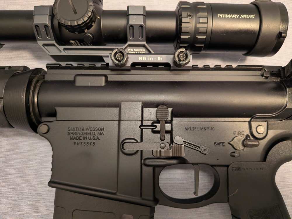 S&W M&P10 6.5 Creedmoor – Primary Arms 1-6x – TriggerTech – Excellent-img-6