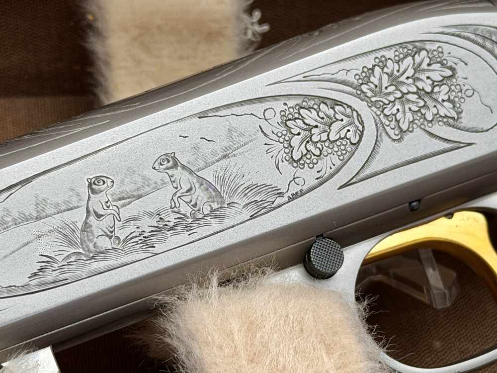 GRAIL - Factory Angelo Bee Signed and Engraved Belgian Browning .22 Auto!-img-2