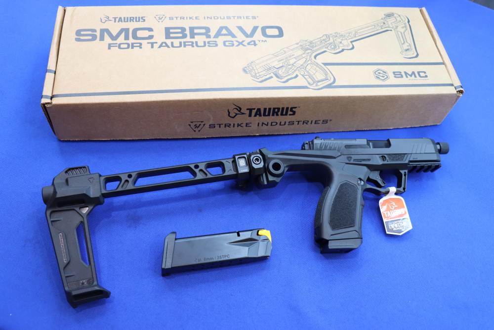 Taurus Model GX4 SMC BRAVO Pistol 9MM 15RD Folding Arm Brace Tactical SI NR-img-0