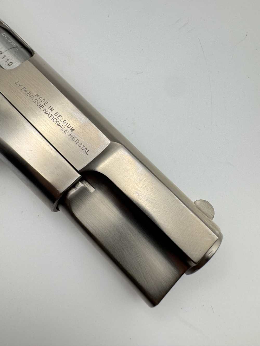 Beautiful 1981 Belgian Browning Hi Power 9mm Pistol Nickel High Belgium-img-10
