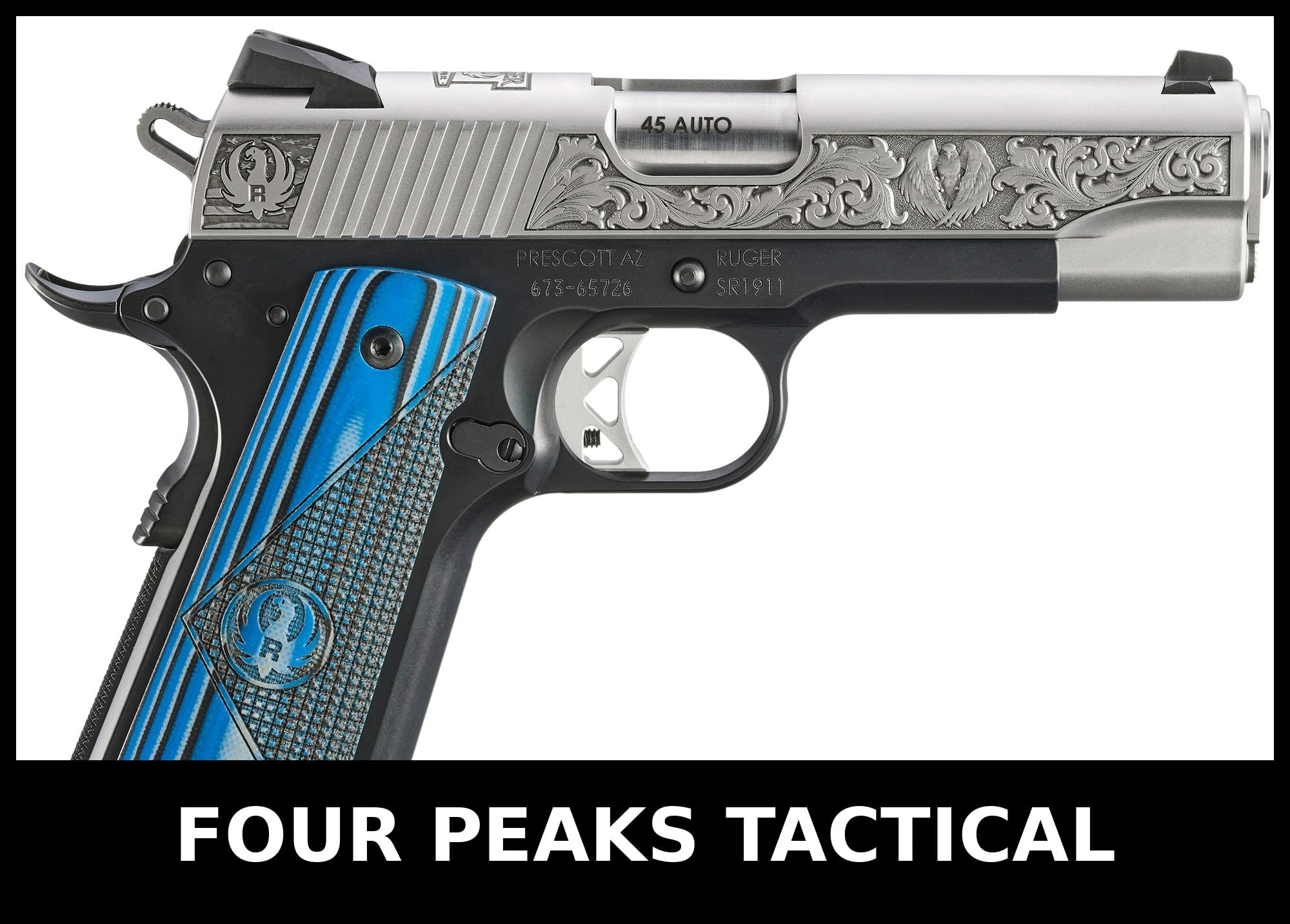 Ruger SR1911 45 ACP 4.25 Black Anodized-img-0